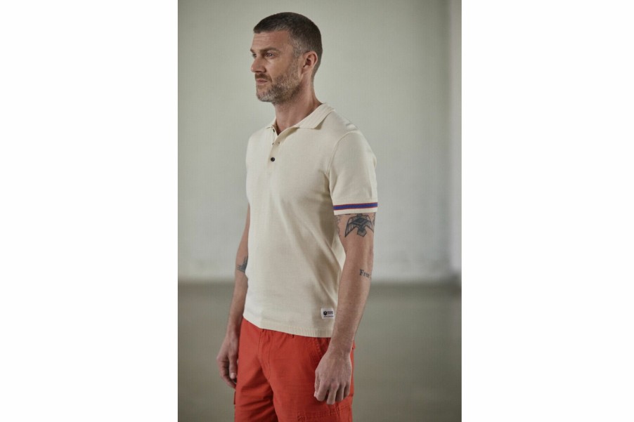 T-Shirts & Polo Shirts | Freeman T Porter Mike Conwy Short Sleeve Polo-Shirt Man, Egret