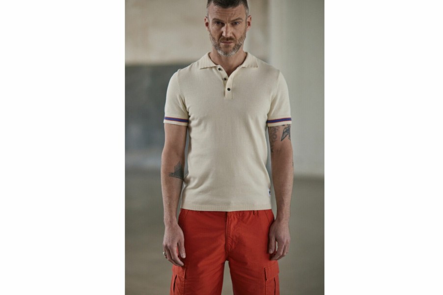 T-Shirts & Polo Shirts | Freeman T Porter Mike Conwy Short Sleeve Polo-Shirt Man, Egret