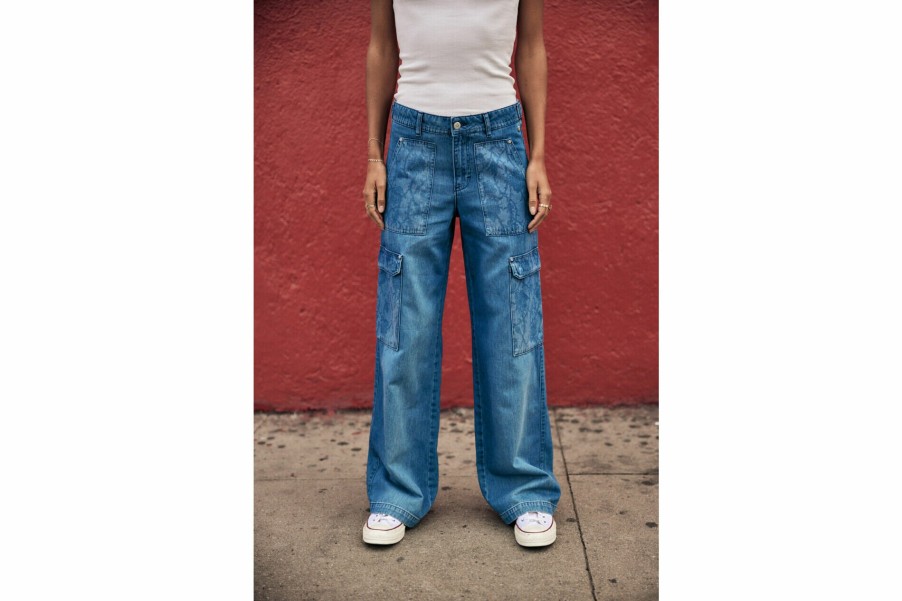 Trends | Freeman T Porter Moxie Wide Leg Jeans Woman, Milos