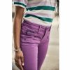 Colored Pants | Freeman T Porter Alexa Cropped New Magic Color Colored Pants Woman, Dewberry