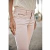 Colored Pants | Freeman T Porter Alexa Cropped New Magic Color Colored Pants Woman, Parfait Pink