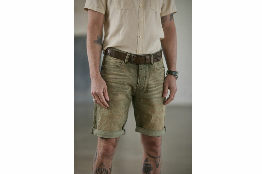 Shorts | Freeman T Porter Taquion Short Slim Short Man, Portorico Khaki