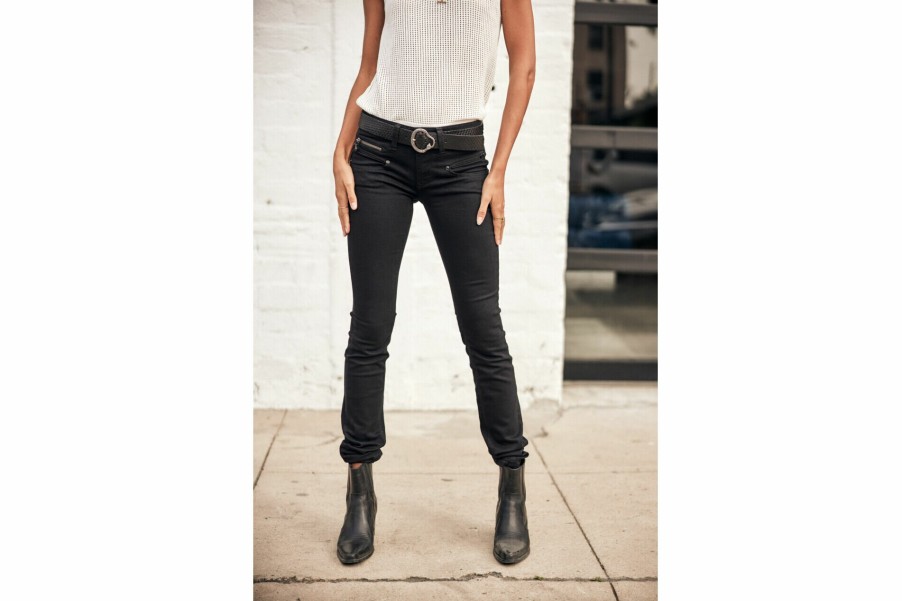 Slim | Freeman T Porter Alexa Slim Slim Jeans Woman, Black