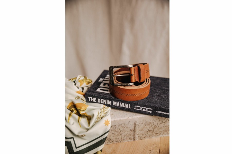 Belts | Freeman T Porter Aloise Leather Belt Man, Cognac