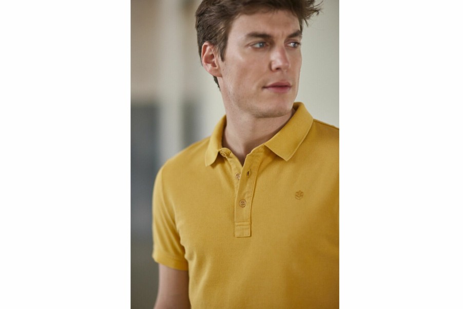 T-Shirts & Polo Shirts | Freeman T Porter Tadley Icon Straight Polo Shirt Man, Spectra Yellow