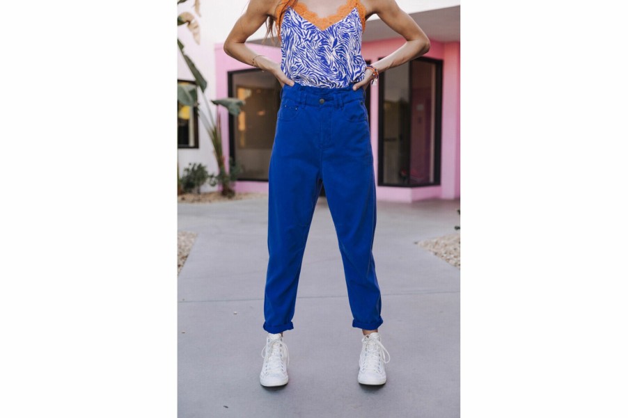 High Waist | Freeman T Porter Lara Jazz High-Waist Pants Woman, Surf The Web