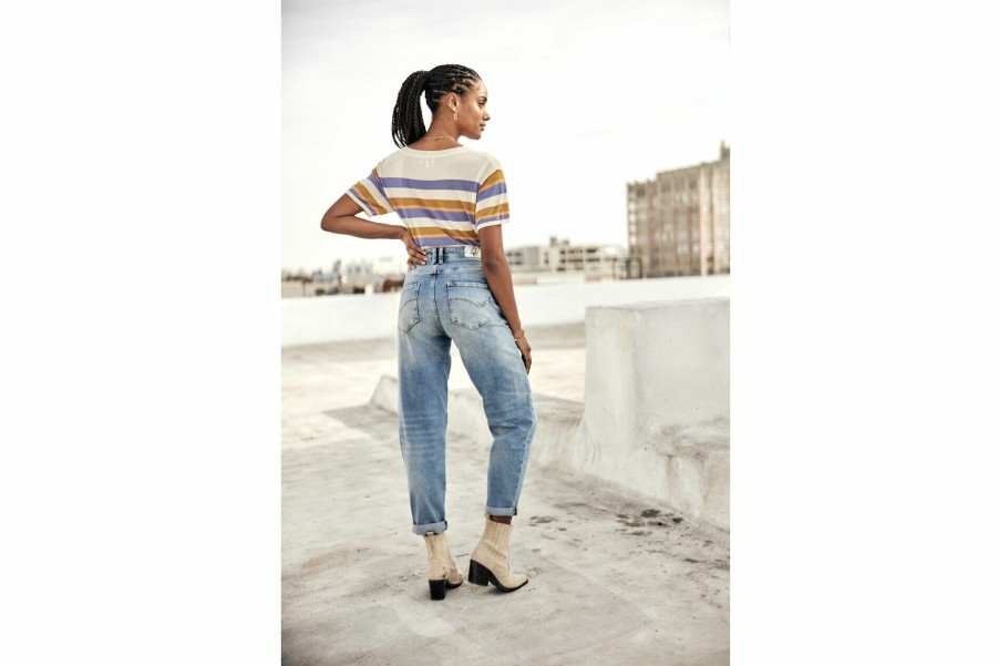 Trends | Freeman T Porter Edita High-Waisted Jeans Woman, Palermo Med