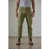 Canvas Pants | Freeman T Porter Hugo Zip Oregon Cargo Pants Man, Deep Lichen Green