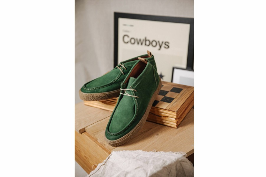 Boots & Sneakers | Freeman T Porter Keo Suede Leather Boots Man, Green