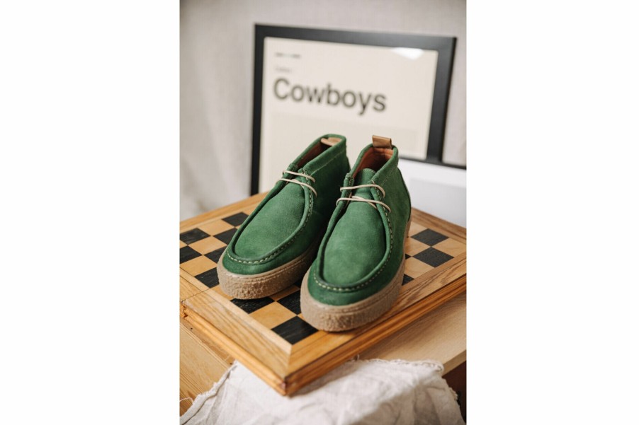 Boots & Sneakers | Freeman T Porter Keo Suede Leather Boots Man, Green