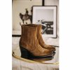 Shoes | Freeman T Porter Teresa Suede Leather Boots Woman, Tobacco Brown