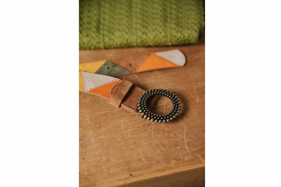 Belts | Freeman T Porter Rafaela Leather Belt Woman, Orange