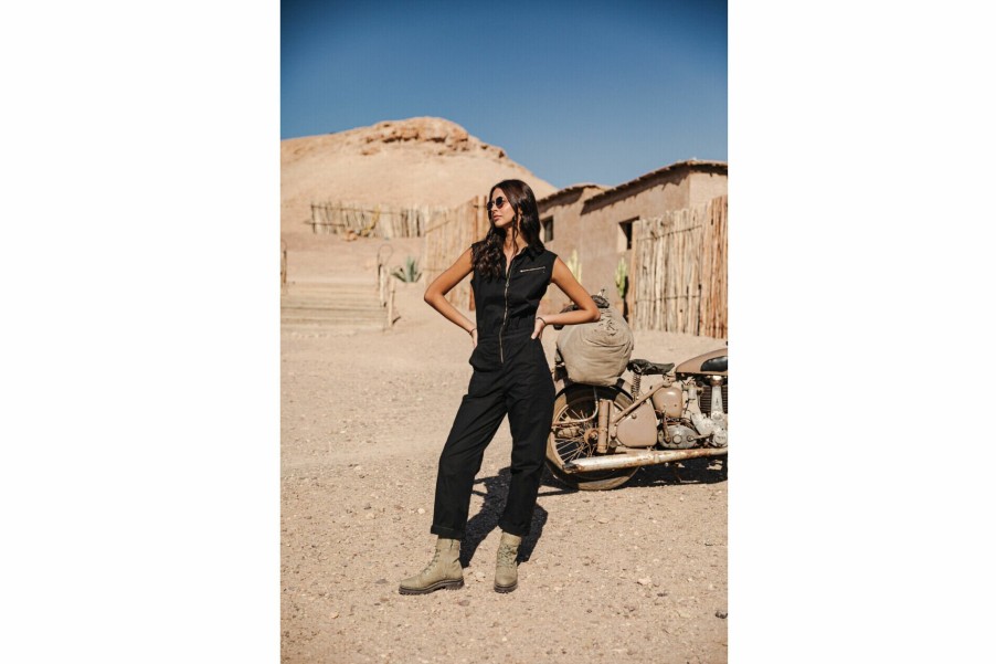 Jumpsuits & Overalls | Freeman T Porter Martha Calvi Sleeveless Jumpsuit Woman, Black