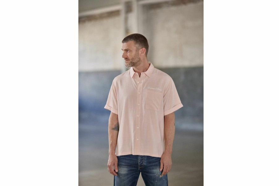 Shirts | Freeman T Porter Marco Miami Relax Shirt Man, Light Pink