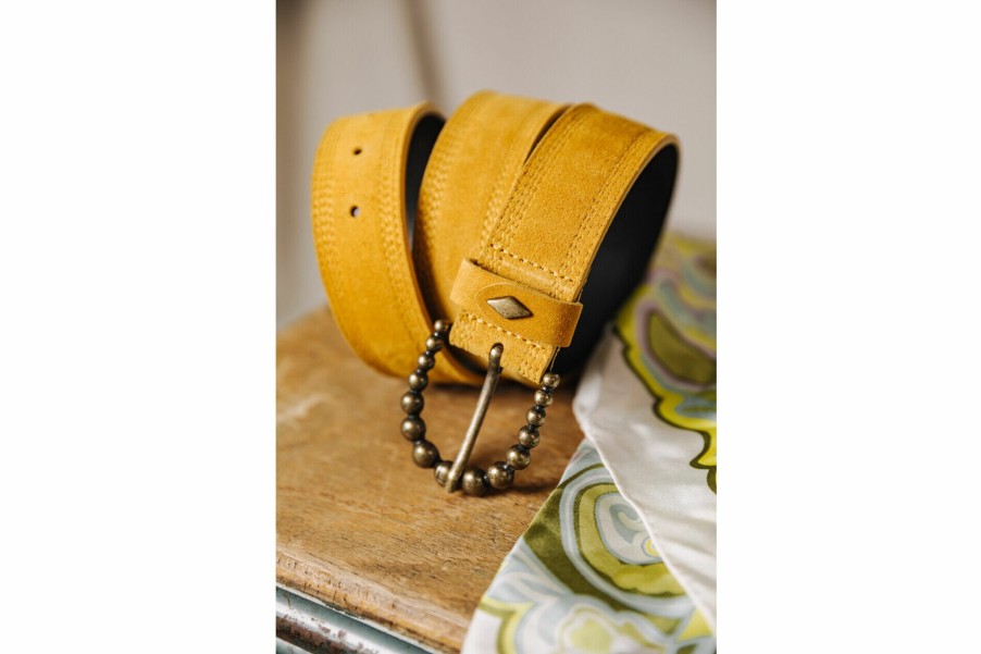 Belts | Freeman T Porter Kalani Leather Belt Woman, Gold