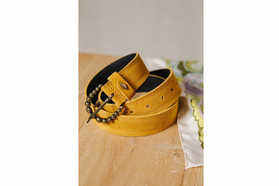 Belts | Freeman T Porter Kalani Leather Belt Woman, Gold