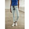 Colored Pants | Freeman T Porter Claudia Felicita Chino Pants Woman, Cool Blue