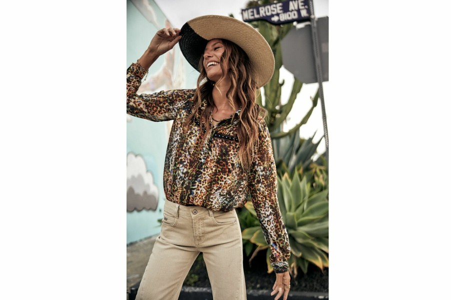 Tops & Shirts | Freeman T Porter Crizia Yelling Printed Shirt Woman, Original