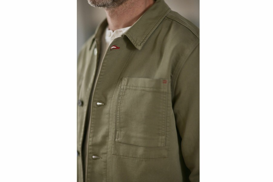 Jackets | Freeman T Porter Luck Epic Workwear Jacket Man, Deep Lichen Green