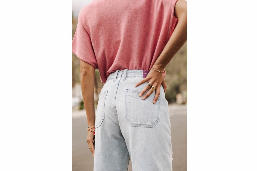 Trends | Freeman T Porter Sloane Boyfriend Cropped Jeans Woman, Scoop