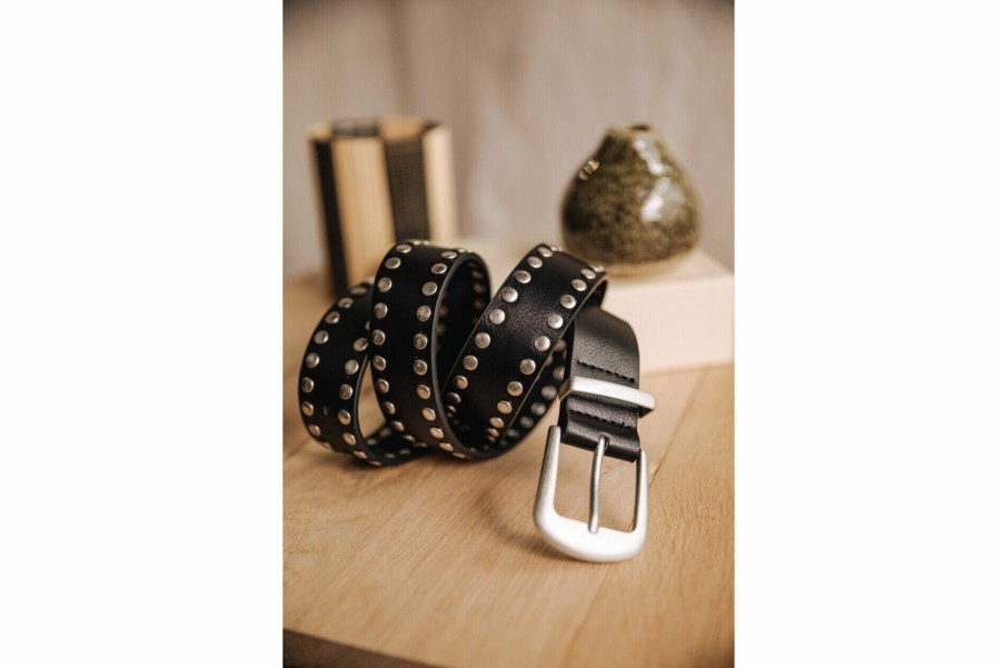 Belts | Freeman T Porter Abi Leather Belt Woman, Black