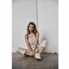 Jumpsuits & Overalls | Freeman T Porter Malaury Nevada Striped Dungaree Woman, Natural