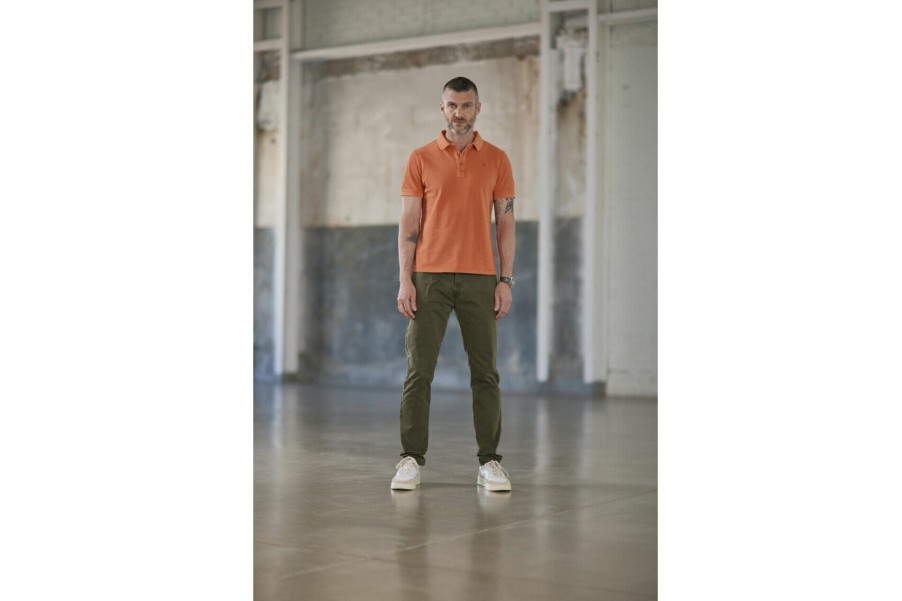 T-Shirts & Polo Shirts | Freeman T Porter Tadley Icon Straight Polo Shirt Man, Firecracker