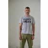 T-Shirts & Polo Shirts | Freeman T Porter Ivander Fury Life Printed T-Shirt Man, Grey-Melange