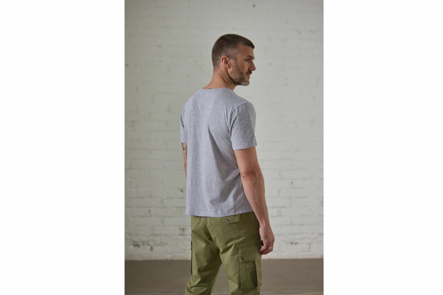 T-Shirts & Polo Shirts | Freeman T Porter Ivander Fury Life Printed T-Shirt Man, Grey-Melange