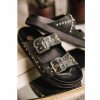 Shoes | Freeman T Porter Conny Leather Sandals Woman, Anthra