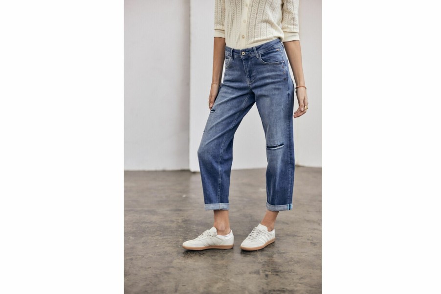 Trends | Freeman T Porter Maeva Boyfriend Jeans Woman, Portofino