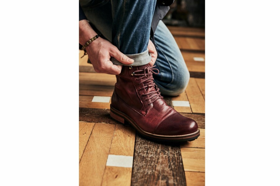 Boots & Sneakers | Freeman T Porter Texas Boots Man, Bordeaux