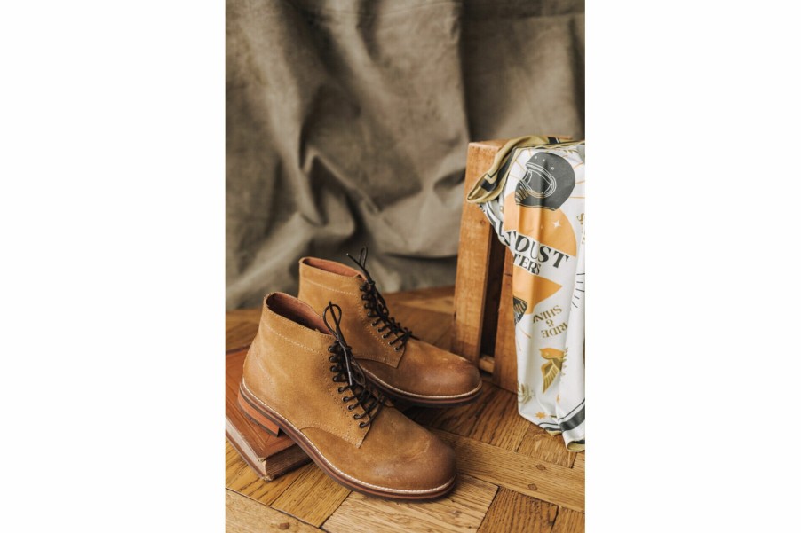 Boots & Sneakers | Freeman T Porter Henry Leather Boots Man, Gold