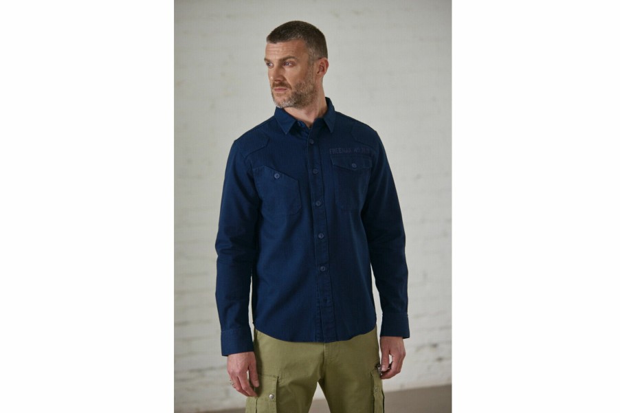 Jackets | Freeman T Porter Asher Bond Relax Shirt Man, Storm