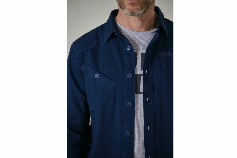 Jackets | Freeman T Porter Asher Bond Relax Shirt Man, Storm