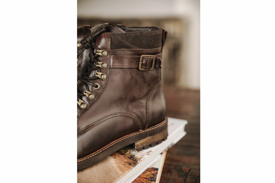 Boots & Sneakers | Freeman T Porter Bram Leather Boots Man, Brown