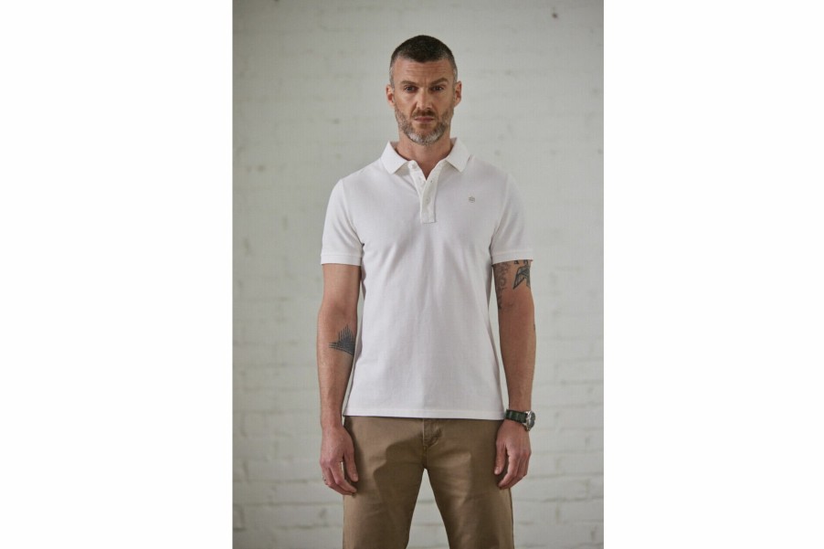 T-Shirts & Polo Shirts | Freeman T Porter Tadley Icon Straight Polo Shirt Man, White