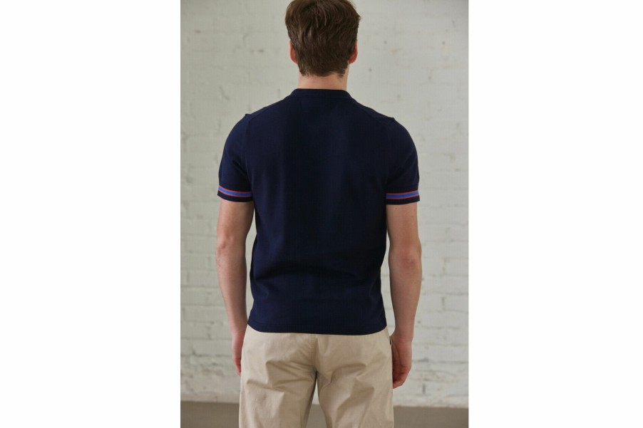 T-Shirts & Polo Shirts | Freeman T Porter Mike Conwy Short Sleeve Polo-Shirt Man, Peacoat