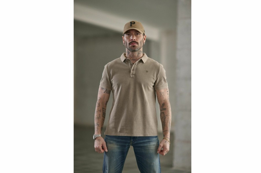 T-Shirts & Polo Shirts | Freeman T Porter Tadley Icon Straight Polo Shirt Man, Brindle