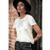 T-Shirts | Freeman T Porter Teddie Studded T-Shirt Woman, White