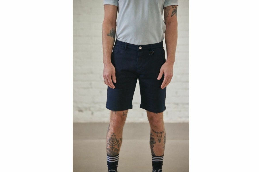 Shorts | Freeman T Porter Gino Short Epic Slim Chino Shorts Man, Total Eclipse