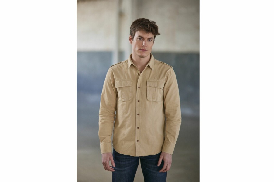 Jackets | Freeman T Porter Sacha Colorado Long Sleeve Shirt Man, Starfish